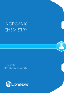 Inorganic Chemistry Textbook by Taro Saito