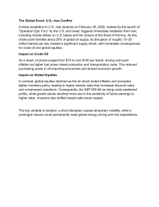 U.S.-Iran Conflict 2026: Oil & Equities Impact