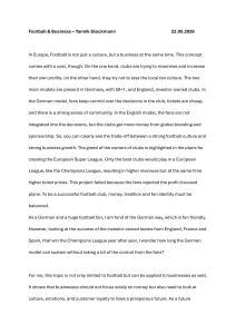 Football & Business: Balancing Profit and Fan Culture