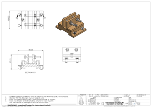 University of Pretoria Mechanical Assembly Drawing