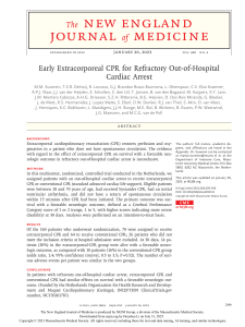 Early Extracorporeal CPR for Refractory Out-of-Hospital Cardiac Arrest