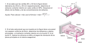 Problemas de Mec&aacute;nica de Materiales: Esfuerzos y Deformaciones