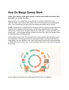 How Merge Games Work: Mechanics, Types, & Strategies