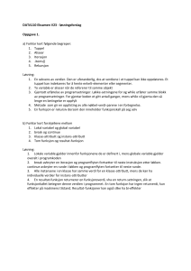 DATA110 Eksamen V23 L&oslash;sningsforslag - Programmerings Eksamensl&oslash;sninger