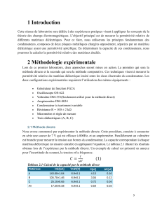 Relat&oacute;rio de Laborat&oacute;rio: Medi&ccedil;&atilde;o da Permissividade Diel&eacute;trica