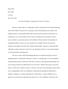 Book Review: Let Your Life Speak by Parker Palmer