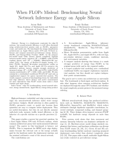 Benchmarking Neural Network Inference Energy on Apple Silicon: FLOPs vs Latency