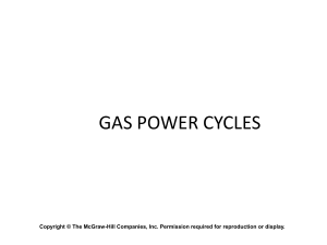 Gas Power Cycles: Thermodynamics Textbook