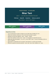 Le&ccedil;on de Darija : Nhar Tani - Ordinaux, Adjectifs, Questions