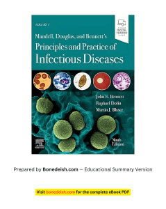 Mandell's Infectious Diseases 9th Ed. Summary