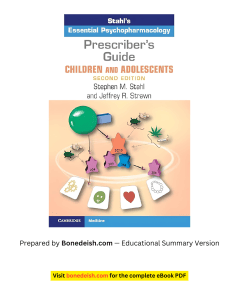 Stahl's Essential Psychopharmacology: Prescriber's Guide for Children & Adolescents