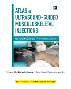 Atlas of Ultrasound-Guided Musculoskeletal Injections