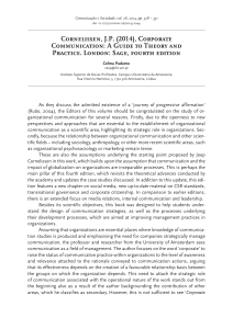 Review of Corporate Communication: A Guide to Theory and Practice