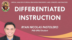 Differentiated Instruction for Special Education Students