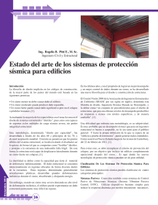 Estado del arte de sistemas de protecci&oacute;n s&iacute;smica para edificios