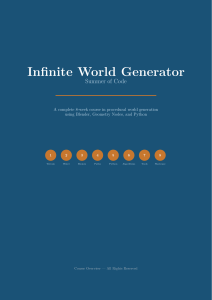 Infinite World Generator: Procedural World Generation Course