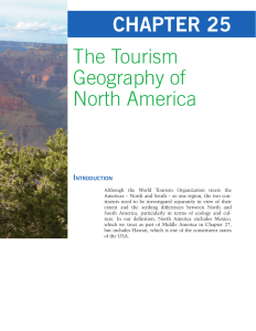 Tourism Geography of North America Chapter 25