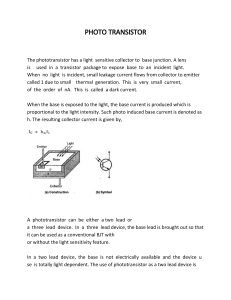 Photo Transistor