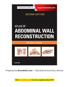 Atlas of Abdominal Wall Reconstruction 2nd Ed