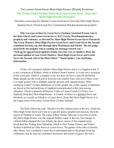 Elijah Doctrines: Malachi 4 Interpretations
