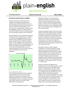 Australia's Economic Growth: December 2025 Report