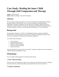 Healing the Inner Child: A Case Study in Therapy