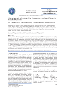 Green Synthesis of Silver Nanoparticles from Pectin for Biomedical Use