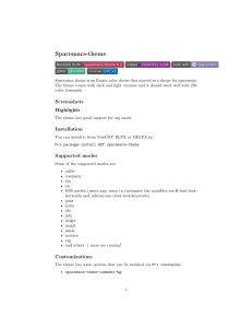Spacemacs Theme Guide: Installation & Customization