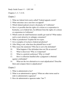 LSE 240 Study Guide Exam 1: Chapters 3,5,7,8-10