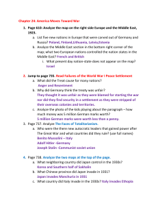 Chapter 24: America Moves Toward War Study Guide