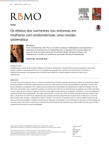Efeitos dos nutrientes na endometriose: revis&atilde;o sistem&aacute;tica