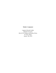 GreenTech Solutions Mission Statement Case Study Assignment