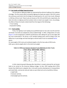 Live Loads on Bridge Superstructures - Structural Analysis