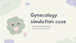 Gynecology Simulation Case: Ectopic Pregnancy Diagnosis