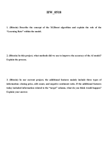 XGBoost Homework: Bitcoin Price Prediction