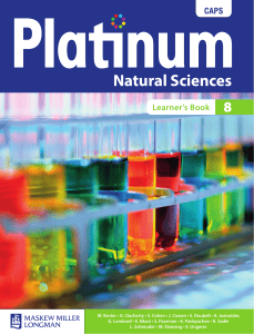 Platinum Natural Sciences Grade 8 Learner&rsquo;s Book