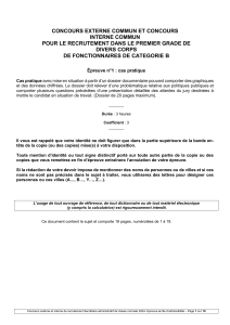 Concours Secr&eacute;taire Administratif 2024 : &Eacute;preuve Cas Pratique Service Public Emploi