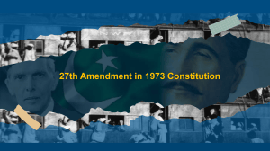 27th Amendment in 1973 Constitution: Analysis and Implications
