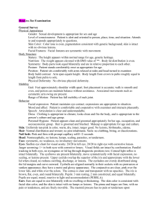 Head-to-Toe Physical Examination Template