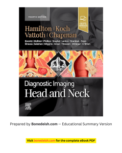 Diagnostic Imaging: Head and Neck 4th Ed Summary