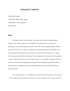 Experiment 7: Electromagnetic Induction Lab Report