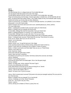 Act 2 Scene 1 The Invisible Man Play Script