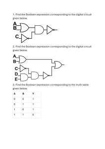 Digital Logic & Computer Architecture Questions