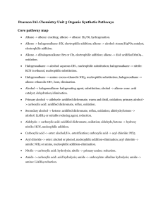 Pearson IAL Chemistry Unit 5 Organic Synthesis Guide