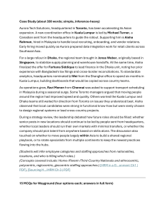 Aurora Tech Solutions Case Study: Staffing Approaches in Asia