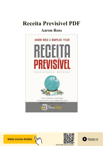 Receita Previs&iacute;vel: Metodologia de Vendas Outbound para Crescimento