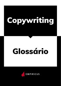 Gloss&aacute;rio de Copywriting: T&eacute;rminos e Defini&ccedil;&otilde;es Essenciais