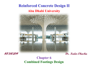 Reinforced Concrete Design II - Combined Footings Design