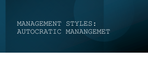Autocratic Management Style: Advantages, Disadvantages, Uses