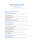 ZIMSEC Computer Science Project Topics Guide